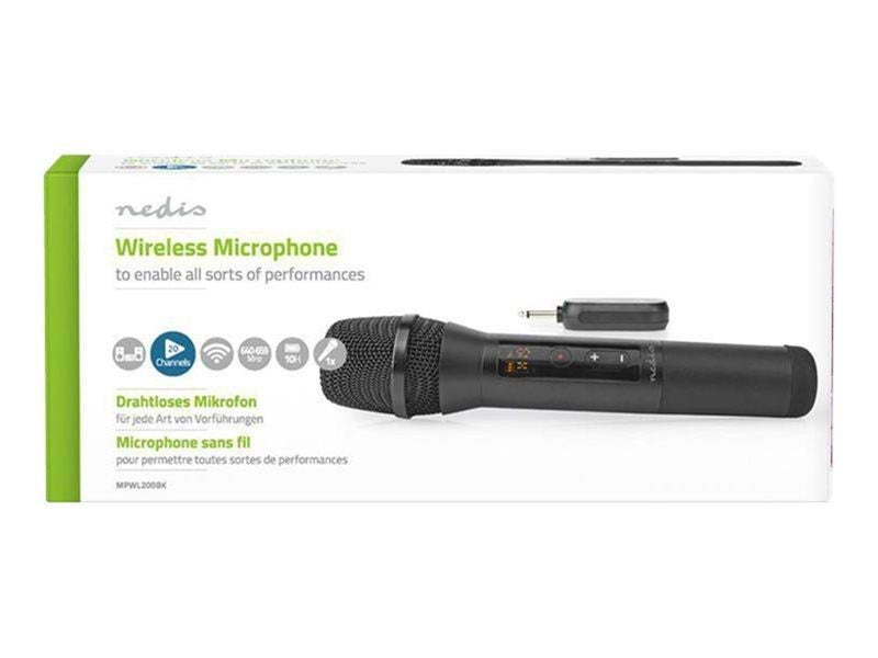 Nedis MPWL200BK - wireless microphone system