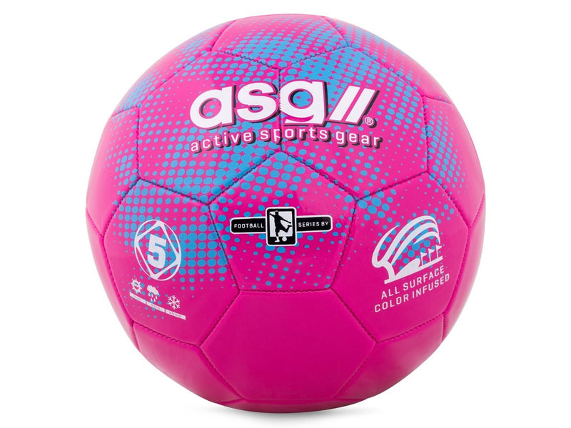 ASG Football Pink/Blue size 5