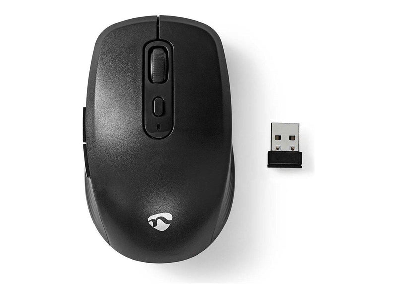 Nedis - mouse - black - Maus (Schwarz)