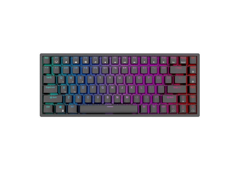 Royal Kludge Wireless mechanical keyboard RK84 RGB Red switch (black) - Gaming Tastaturen - Schwarz