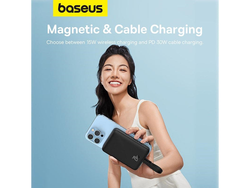 Baseus Powerbank Magnetic Mini 10000mAh Lightning Powerbank (Akku) - schwarz - 10000 mAh