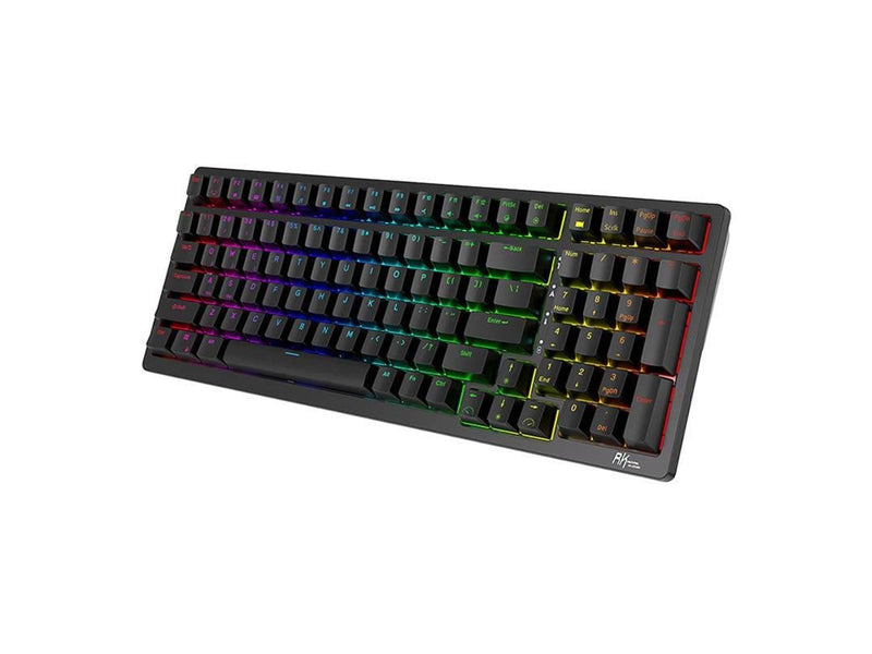 Royal Kludge RK98 RGB Mechanical Keyboard Red Switch (Black) - Gaming Tastaturen - Schwarz