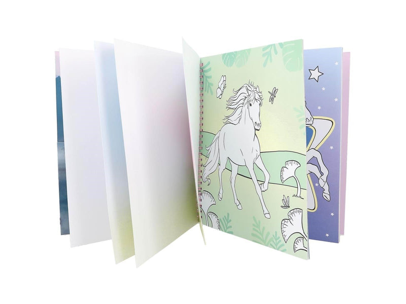 Miss Melody Colouring Book With Reversible Sequins