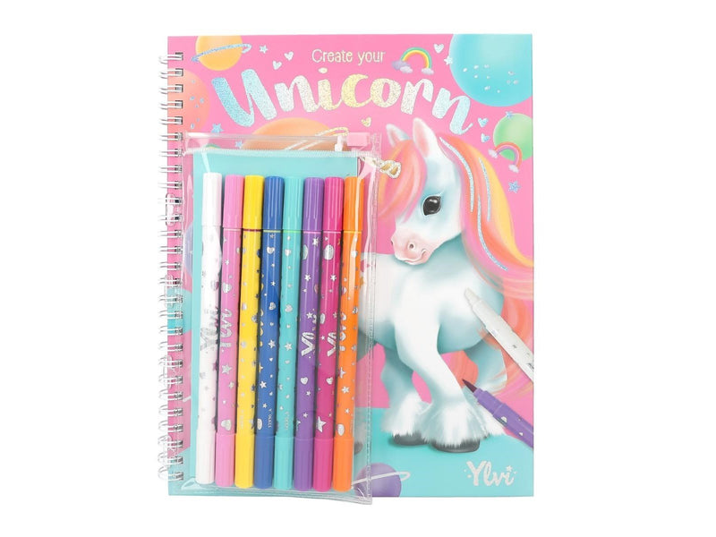 Depesche Ylvi Colouring Book with Pen Set
