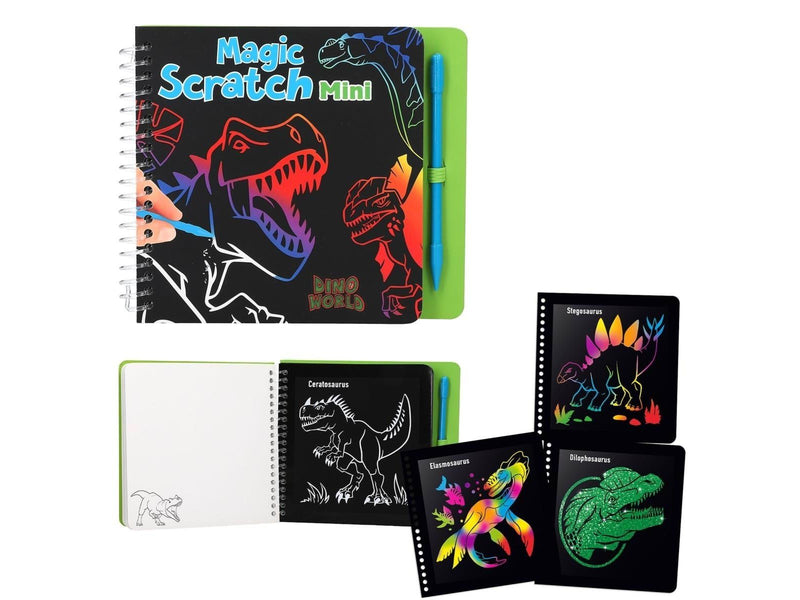 Dino World Mini Magic Scratch Book