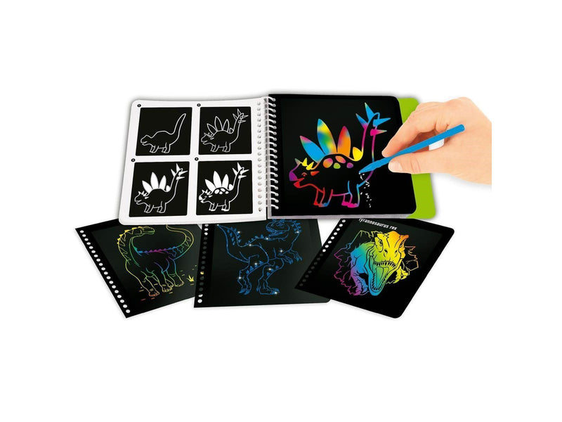 Dino World Mini Magic Scratch Book
