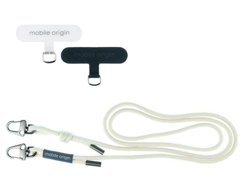 Mobile Origin Lanyard rope 6 mm White 82 - 163cm