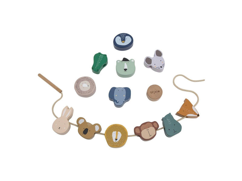 Trixie Baby Wooden Animals Stringing Beads