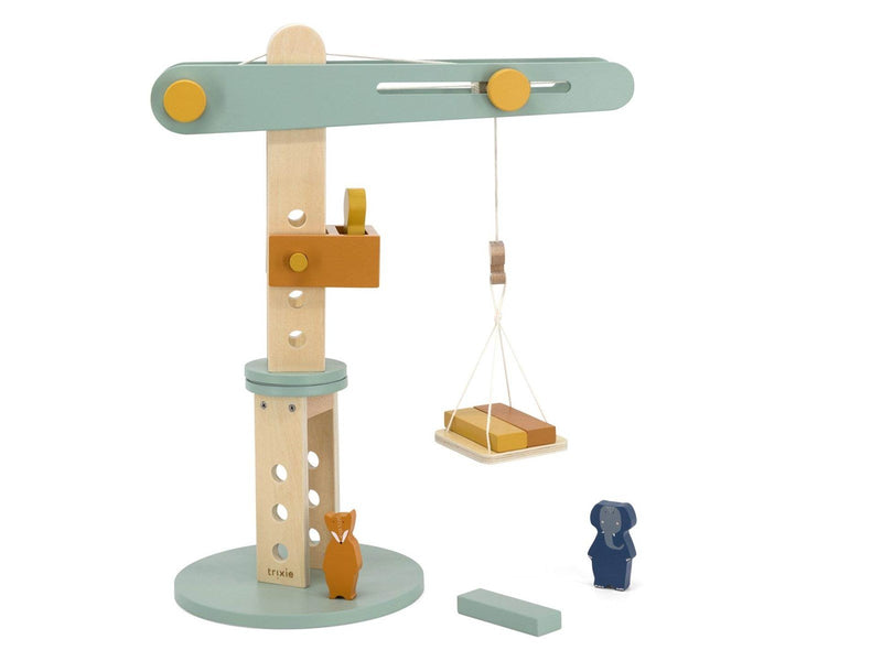 Trixie Wooden Construction Crane with Accessories