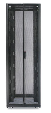 APC NetShelter SX, 45HE, 750 mm breit und 1070 mm tief, Gehäuse mit schwarzen Seitenteilen (AR3155)