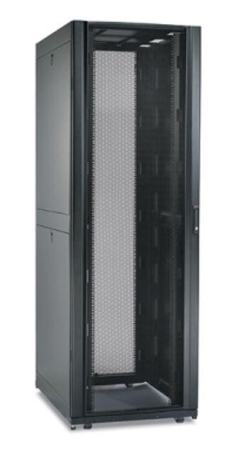 APC NetShelter SX, 45HE, 750 mm breit und 1070 mm tief, Gehäuse mit schwarzen Seitenteilen (AR3155)