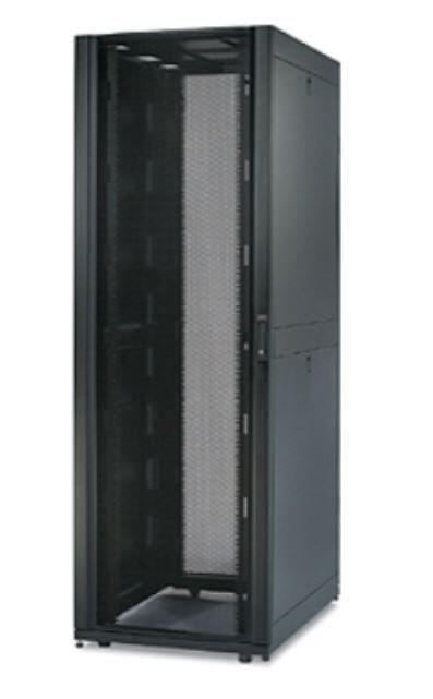 APC NetShelter SX, 45HE, 750 mm breit und 1070 mm tief, Gehäuse mit schwarzen Seitenteilen (AR3155)