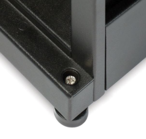 APC NetShelter SX, 45HE, 750 mm breit und 1070 mm tief, Gehäuse mit schwarzen Seitenteilen (AR3155)