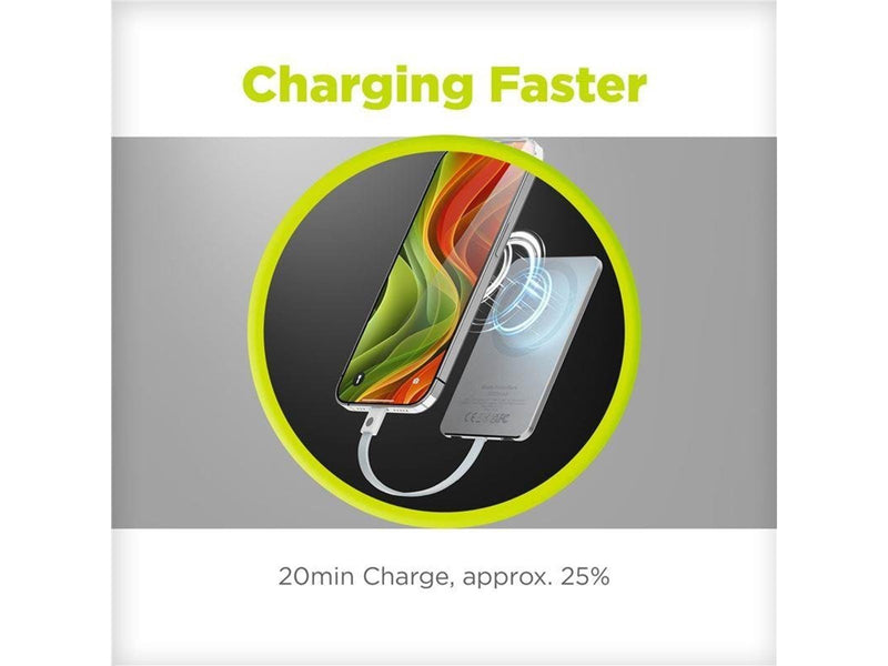 Mobile Origin Blade PowerBank 3000mAh grey Powerbank (Akku) - Grau - 3000 mAh
