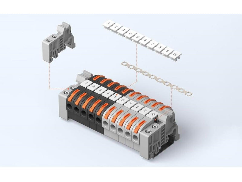 Sonoff DIN Rail wire connector set (20 pcs)