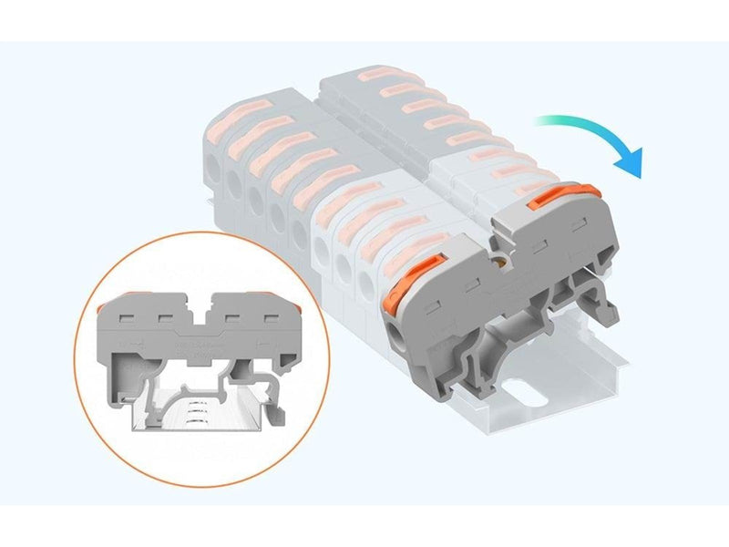 Sonoff DIN Rail wire connector set (20 pcs)