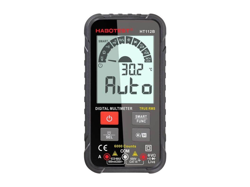 Habotest True RMS Digital Universal Multimeter HT112B