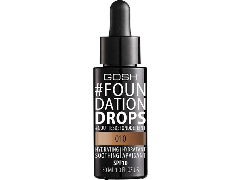 Gosh Foundation Drops SPF10 - No.10 Tan