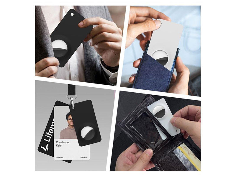 Mobile Origin Airtag Wallet Card - Black