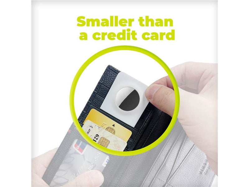 Mobile Origin Airtag Wallet Card - White