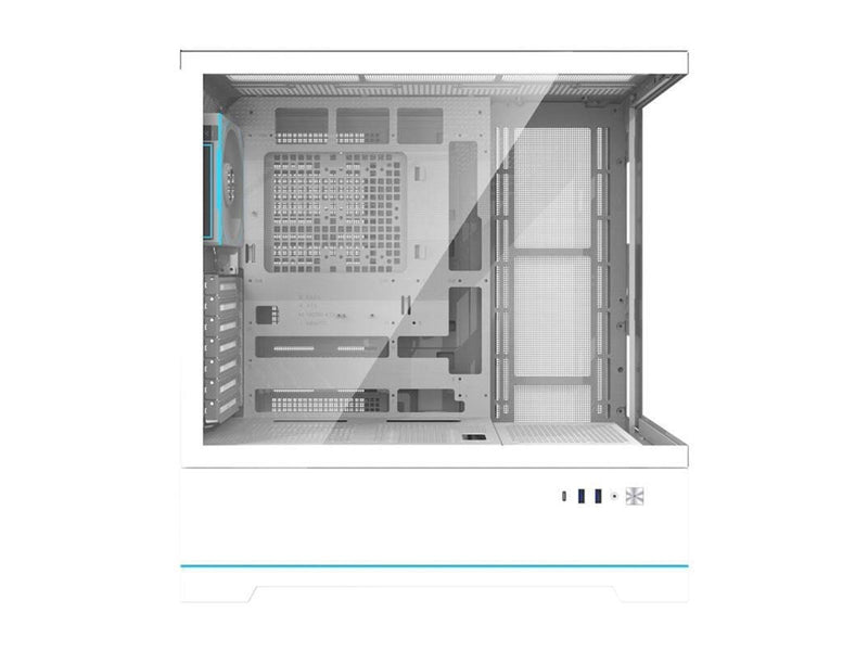 Darkflash DY451 PRO computer case with fan (white) - Gehäuse - Miditower - Weiß
