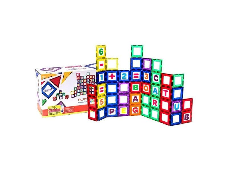 Playmags Magnetic tiles 3D 170 - 80 pcs set