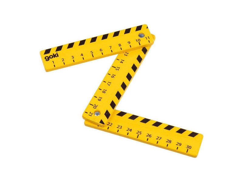 Goki Wooden Folding Ruler 31cm