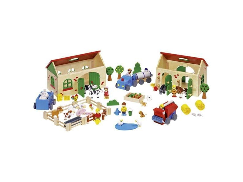 Goki Wooden Farm 71 pcs.
