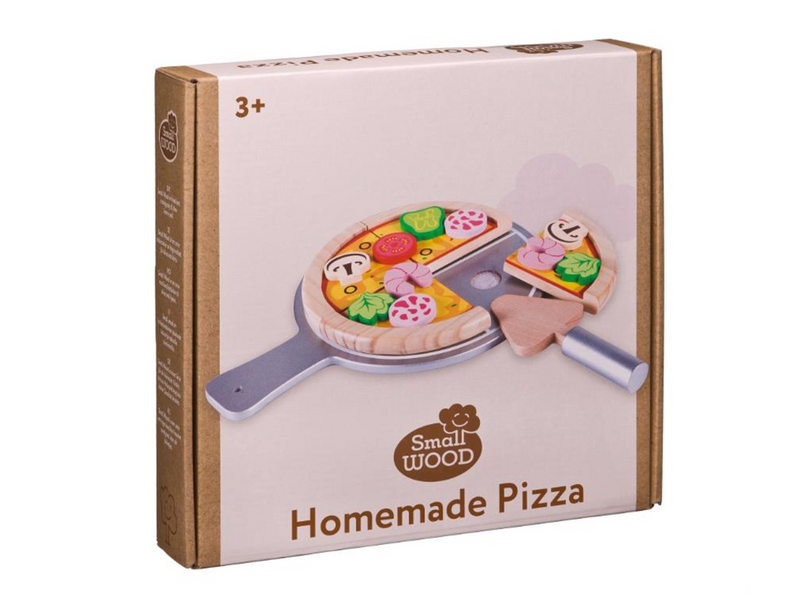 Small Wood Homemade Pizza