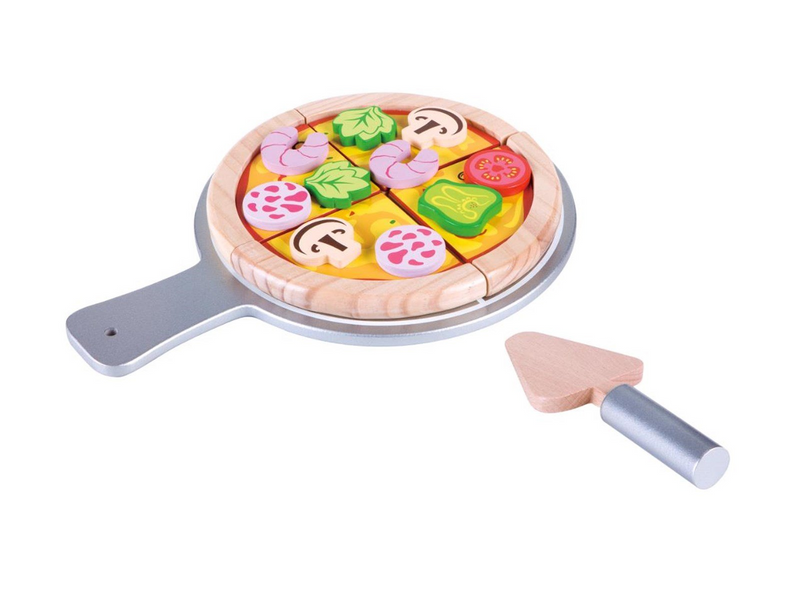 Small Wood Homemade Pizza