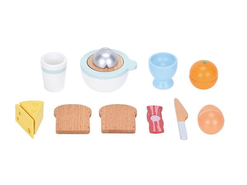 Small Wood Breakfast Play Set with Juicer