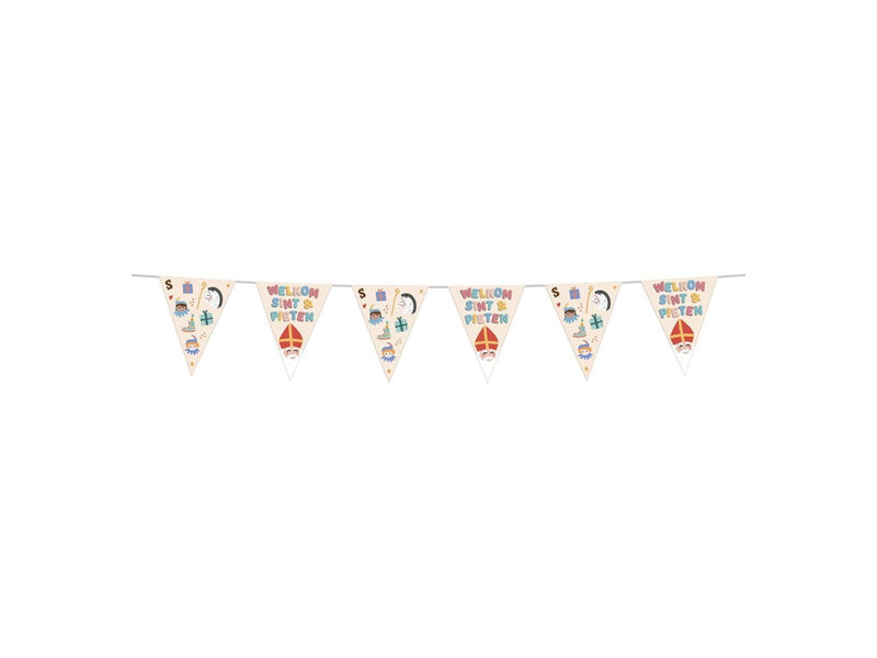 Folat BV - Flag line Welcome Saint & Pieten 6 meters