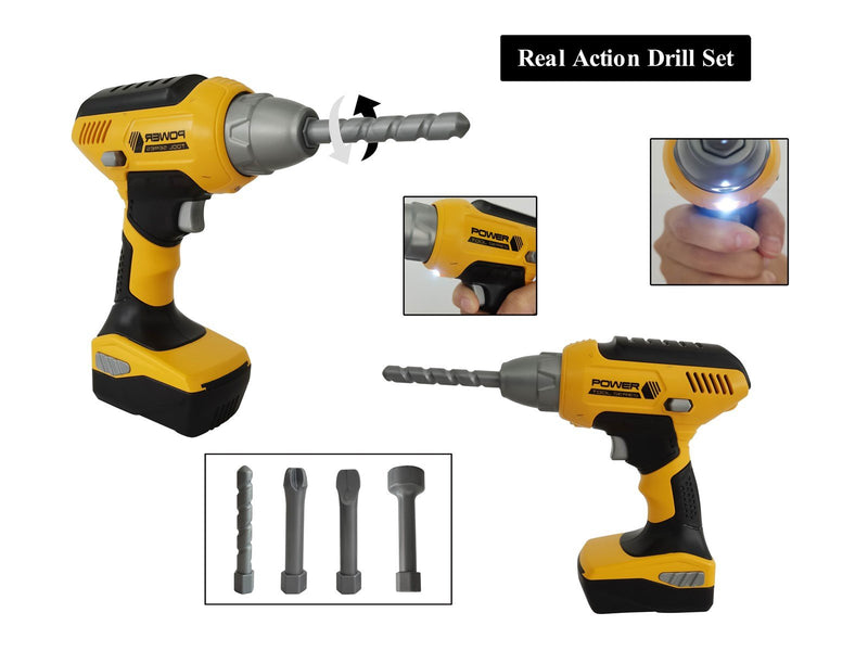 Power X Drill & Screwdriver with light and sound