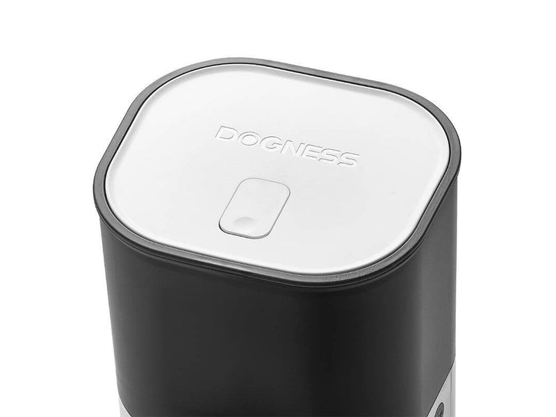 Dogness Automatic Pet Feeder with metal bowl (white)