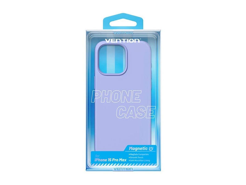Vention KUFV0-40 Silicone Case for iPhone 15 Pro Max (purple)