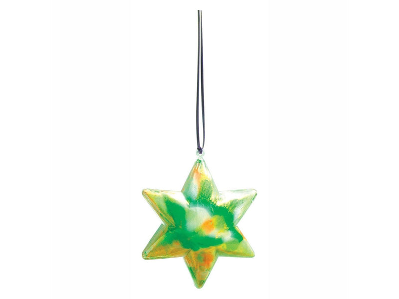 Colorations Decorate your own Christmas Star Pendant Set of 12 pieces