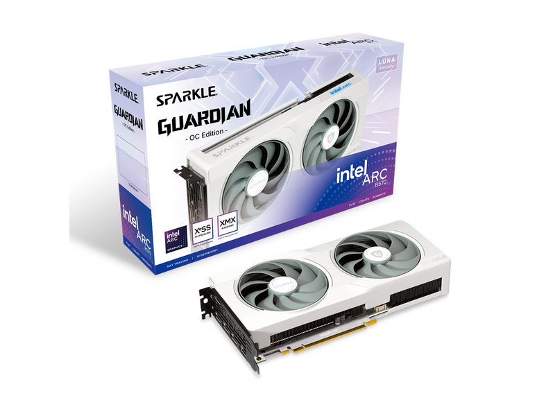 Sparkle Arc B570 Guardian Luna OC - 10GB GDDR6 RAM - Grafikkarte