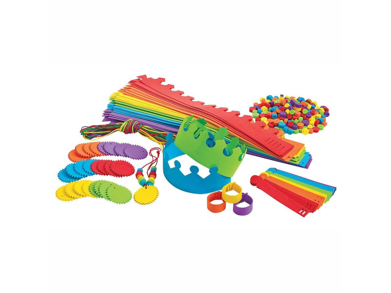 Colorations - Make and Decorate your own Foam Jewelry Mega Kit 72 Projects