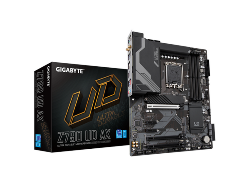 GIGABYTE Z790 UD AX Mainboard - Intel Z790 - Intel LGA1700 socket - DDR5 RAM - ATX