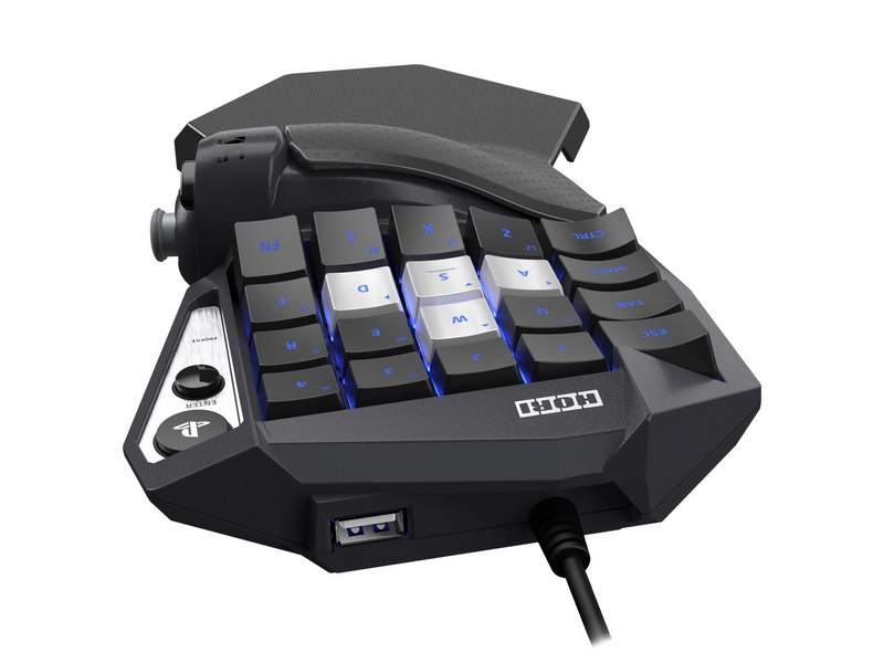 HORI Tactical Assault Commander (TAC) Mechanical Keypad - Wired Keyboard - Sony PlayStation 4