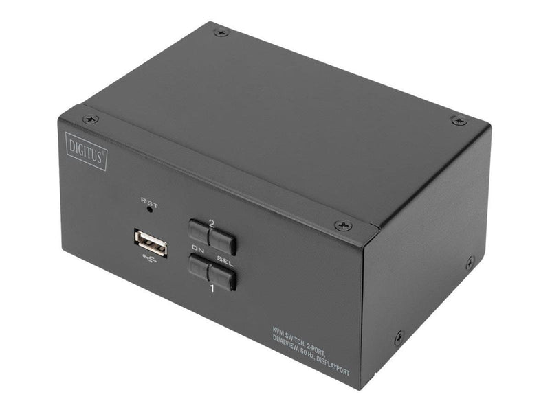 DIGITUS DS-12862 - KVM / audio / USB switch - 2 ports