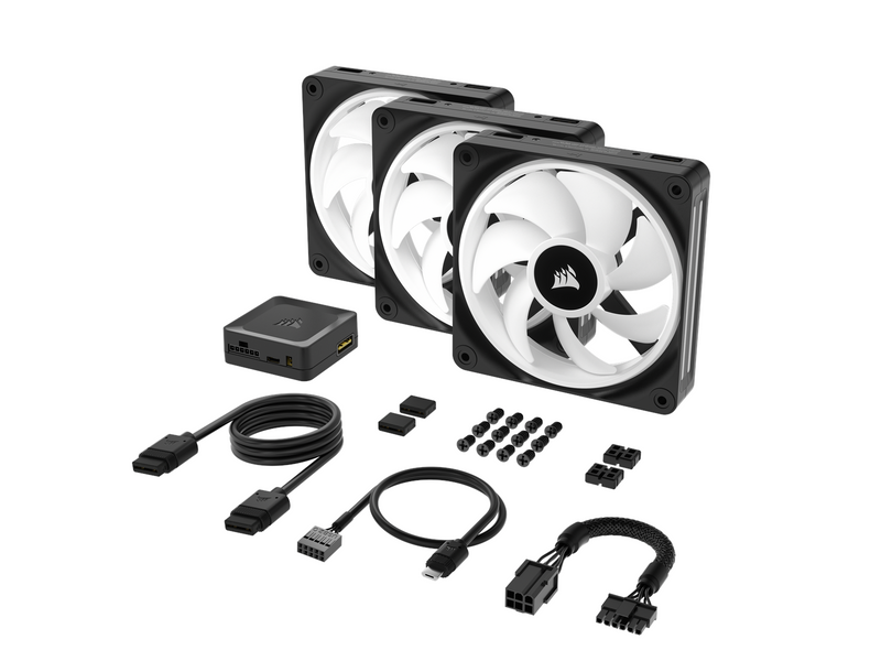 Corsair iCUE LINK QX120 RGB Starter Kit - Black