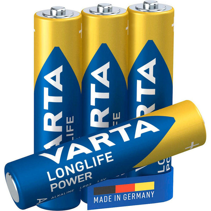 VARTA Batterien LONGLIFE Power Micro AAA 1,5 V - 4 Stück