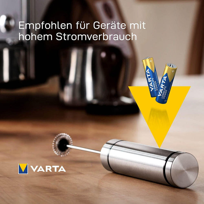 VARTA Batterien LONGLIFE Power Mignon AA 1,5 V - 4 Stück