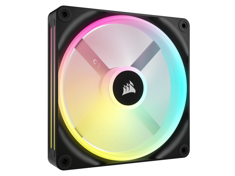Corsair iCUE LINK QX140 RGB Starter Kit - Black - Gehäuselüfter - 140mm - Schwarz mit RGB LED - 37 dBA