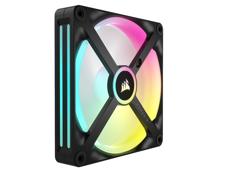 Corsair iCUE LINK QX140 RGB Starter Kit - Black - Gehäuselüfter - 140mm - Schwarz mit RGB LED - 37 dBA