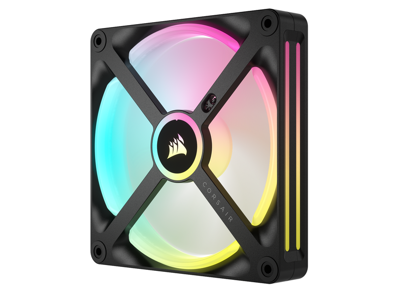 Corsair iCUE LINK QX140 RGB Starter Kit - Black - Gehäuselüfter - 140mm - Schwarz mit RGB LED - 37 dBA