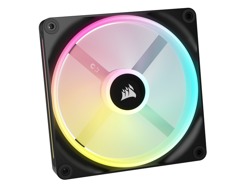 Corsair iCUE LINK QX140 RGB Starter Kit - Black - Gehäuselüfter - 140mm - Schwarz mit RGB LED - 37 dBA