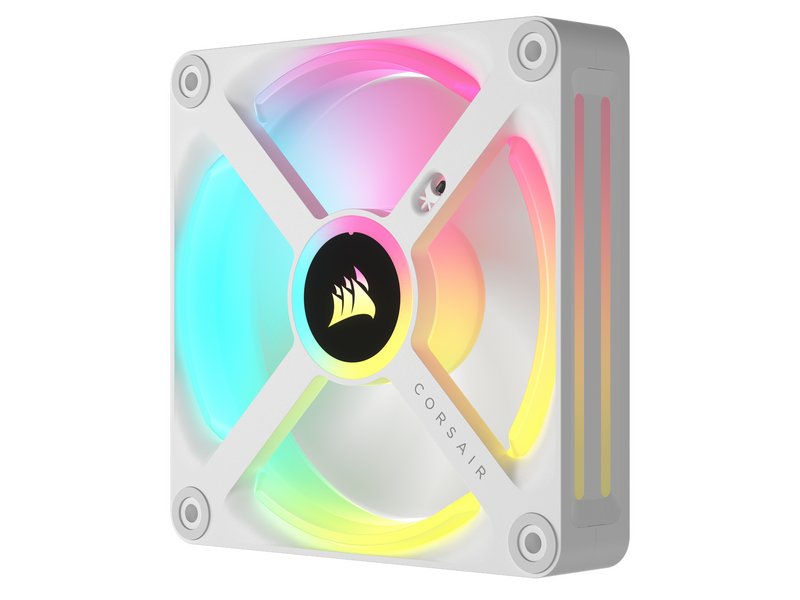Corsair iCUE LINK QX120 RGB Expansion Fan - White - Gehäuselüfter - 120mm - Weiß mit RGB-Beleuchtung - 37 dBA