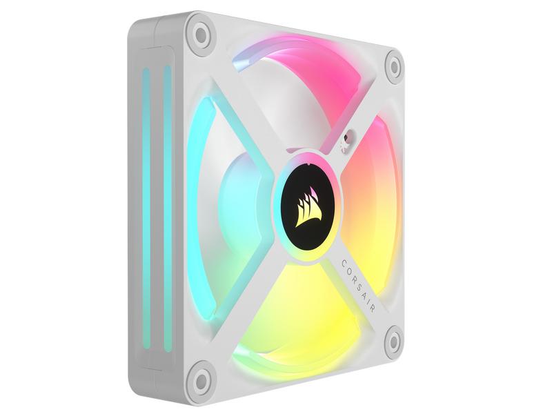 Corsair iCUE LINK QX120 RGB Starter Kit - White - Gehäuselüfter - 120mm - Weiß mit RGB-Beleuchtung - 37 dBA
